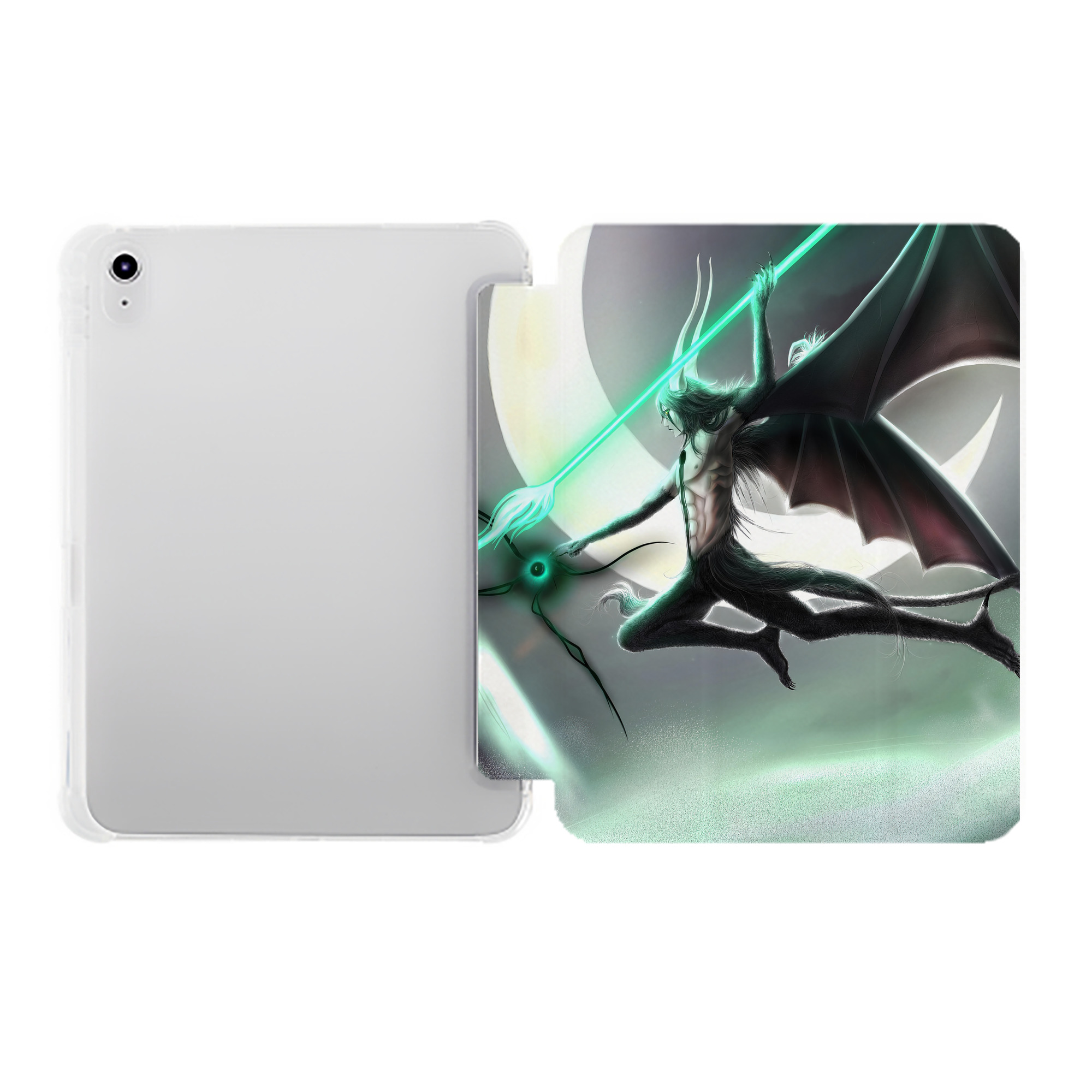 （画像用） ブリーチ BLEACH IPad ケース ペン収納付き 三つ折りスタンド PUレザー×シリコン 対応機種9.5/10.5/10.9インチ